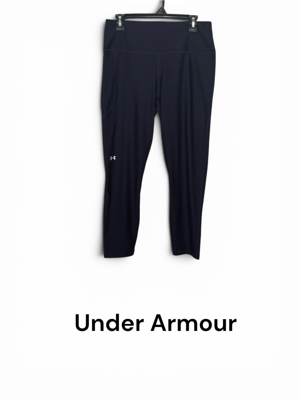 Under Armour Navy Active Compression Capri Leggings  PLUS: 1X      #U
